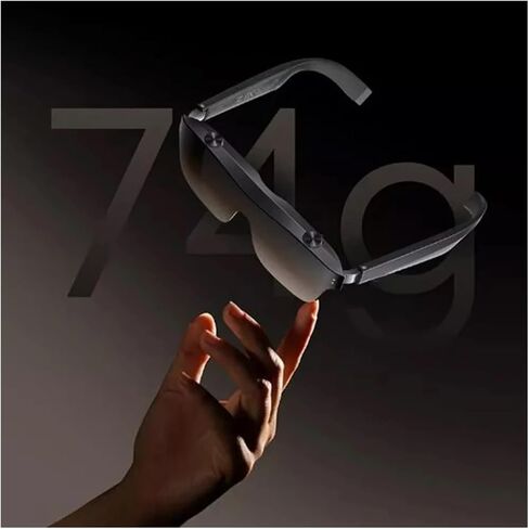 Compatible for Meizu StarV View AR Smart Glasses 3D Max Private Cinema AI Glasses VR Private Theater 0°~600° Myopia HD Viewing Screen Glasses(Gray) in Saudi Arabia