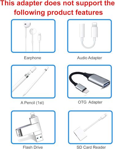 Herfair 4Pack Lightning to USB C Adapter for Fast Charging & Data Transfer Compatible with iPhone 15/16/17 Pro/17 Pro Max,Charger Accessory,Port Converter Gender Changer, Not for Audio/OTG in Saudi Arabia