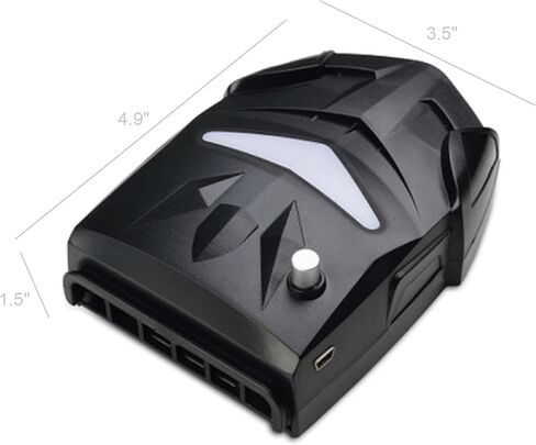 FixtureDisplays® تبريد الكمبيوتر المحمول مع مروحة فراغ، يعمل بمنفذ USB، التحكم في الرياح، تشغيل هادئ، مشعات محمولة للغاية، مبرد وحدة المعالجة المركزية، مشتت حرارة مروحة للكمبيوتر المحمول، الكمبيوتر المحمول 16807NEW-NPF in Kuwait