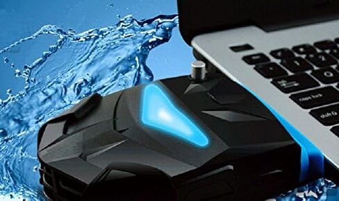 FixtureDisplays® تبريد الكمبيوتر المحمول مع مروحة فراغ، يعمل بمنفذ USB، التحكم في الرياح، تشغيل هادئ، مشعات محمولة للغاية، مبرد وحدة المعالجة المركزية، مشتت حرارة مروحة للكمبيوتر المحمول، الكمبيوتر المحمول 16807NEW-NPF in Kuwait