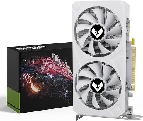 MOUGOL AMD Radeon RX 580 Gaming Graphics Card, 8GB GDDR5 256-Bit, Dual Fan Cooling, DP/HDMI/DVI Video Output, PCI Express X16 3.0, Computer GPU Support Windows 11/10/7 Desktop PC in Saudi Arabia
