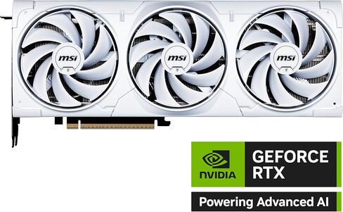 msi Gaming RTX 5080 16G Ventus 3X OC White Graphics Card (16GB GDDR7, 256-bit, Extreme Clock TBD MHz, DisplayPort x 3 2.1a, HDMI 2.1b, NVIDIA Blackwell Architecture) in Saudi Arabia