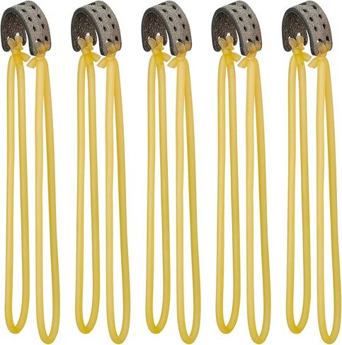 Yolyoo 5pcs Slingshot Replacement Band Sets Elastic Rubber Bands Heavy Pull Slingshot Fits Most Tubular Designs for Hunting Catapults Outdoor Shooting in Saudi Arabia