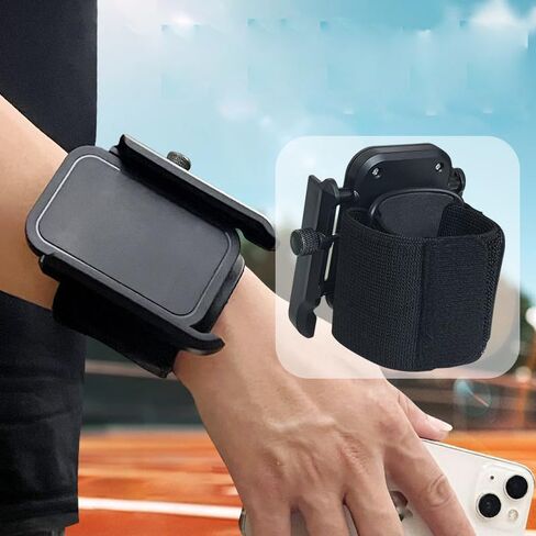 Wristband Phone Holder with Running Armband Cell Phone Armband 360° Rotatable Wristband Phone Holder for iPhone Sumsung Galaxy Android Smartphone Fitness Treadmill Walking Pad Trekking Hiking in Saudi Arabia