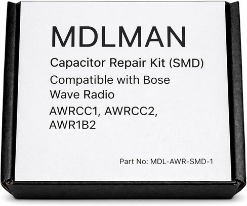 Capacitor Repair Kit Compatible with Bose Wave Radio System AWRCC1 AWRCC2 AWR1B2 - SMD Surface Mount Set - Common Fix for Please Wait Loop & CD Skipping Errors - 6pc Capacitor Replacement in Saudi Arabia