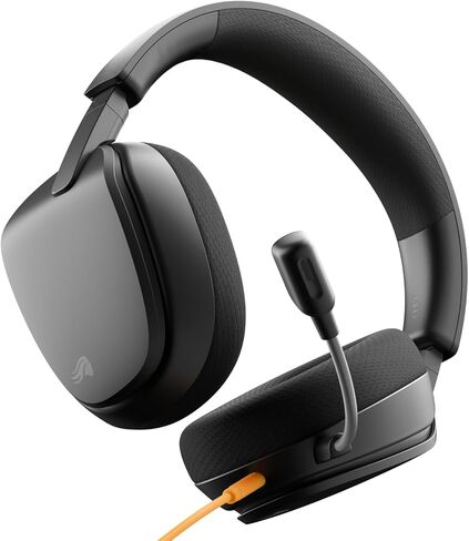 GLORIOUS GHS Eternal - Stereo Gaming Headset for PC, PS5, PS4, Xbox, Switch - Custom Tuned Angled Drivers, Adjustable Crystal Clear Detachable Mic, 3.5mm - Durable, All Day/Night Comfort - Black in Saudi Arabia