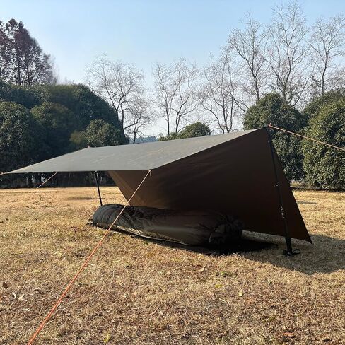 قماش القنب للتخييم مقاس 6x8 قدم من onewind، خفيف الوزن 70D نايلون لمأوى الطوارئ، ورقة أرضية لخيمة البصمة، 4000 مم مقاوم للماء للبقاء على قيد الحياة، قماش القنب لحقيبة الظهر والمشي لمسافات طويلة والتخييم والنزهة، OD أخضر in Saudi Arabia