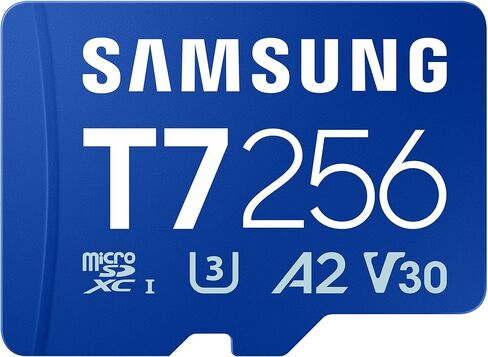 Samsung microSDXC T7 256GB، سرعات نقل تصل إلى 170 ميجابايت/ثانية، مصمم للاعبين العاديين والمبدعين الهواة والمستخدمين اليومي (MB-MB256T/AM) in Kuwait