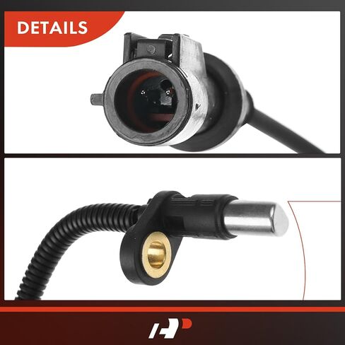 مستشعر سرعة العجلات A-Premium ABS متوافق مع موديلات Ford - من أجل F-250 Super Duty/F-350 Super Duty 2005 2006 2007، التقاط الكابينة، RWD - السائق الأمامي وجانب الراكب، استبدال # 5C3Z2C204AB، 5C342C204A in Saudi Arabia