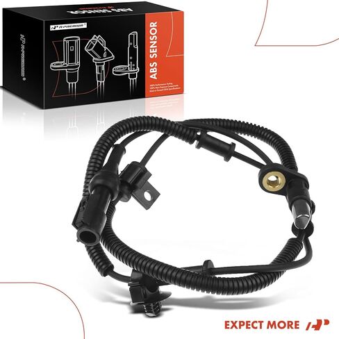 مستشعر سرعة العجلات A-Premium ABS متوافق مع موديلات Ford - من أجل F-250 Super Duty/F-350 Super Duty 2005 2006 2007، التقاط الكابينة، RWD - السائق الأمامي وجانب الراكب، استبدال # 5C3Z2C204AB، 5C342C204A in Saudi Arabia