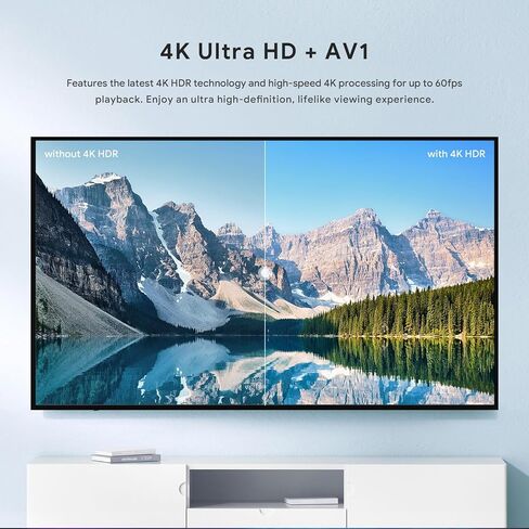 ميكول أندرويد 12.0 تي في ستيك 4K | جهاز بث معتمد من Google TV بسعة 2 جيجابايت و8 جيجابايت مع AV1 و2.4G/5G WiFi وBT 5.0 وDolby Audio وجهاز تحكم صوتي وChromecast مدمج in Kuwait