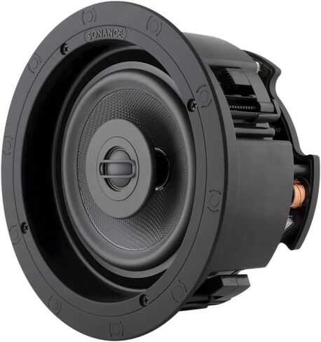Sonance VP64R Visual Performance 6-1/2" 2-Way In-Ceiling Speakers (Pair) - Paintable White Model: 93013 (Renewed) in Saudi Arabia
