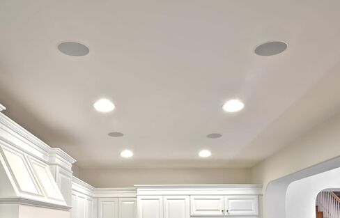 Sonance VP64R Visual Performance 6-1/2" 2-Way In-Ceiling Speakers (Pair) - Paintable White Model: 93013 (Renewed) in Saudi Arabia