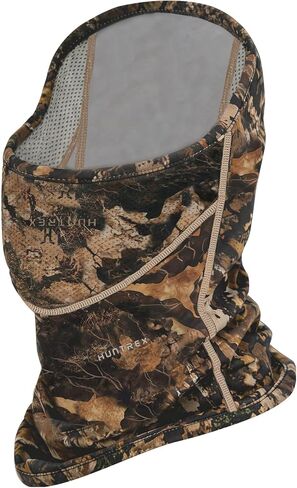 Camo Hunting Face Mask with Breathable Mesh, Camouflage Stretch Neck Gaiter for Turkey Hunting UPF 50+ in Saudi Arabia