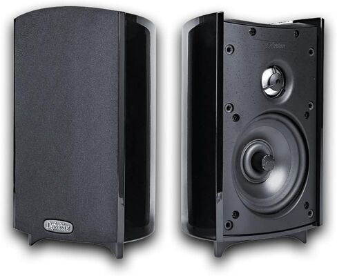 Definitive Technology ProMonitor 800 Bookshelf Speakers | 2 Speakers, Black | for Home Theater, at Par with Any Large Speaker | Compact High-Definition Satellite Speaker | 1 Pair in Saudi Arabia