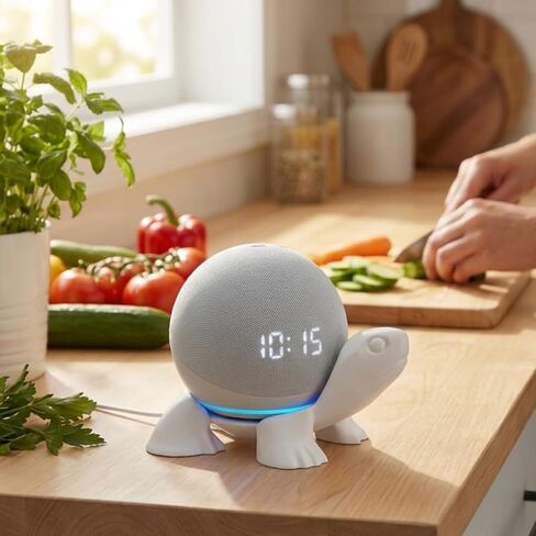حامل حامل نقاط Turtle Echo Dot لجهاز Echo Dot 4th/5th Generation & HomePod Mini، حامل حامل حامل سلحفاة فريد من نوعه، مكبر صوت الملحقات، حامل حامل نقطي لـ Echo Dot & HomePod Mini، حامل حامل Echo Dot in Saudi Arabia