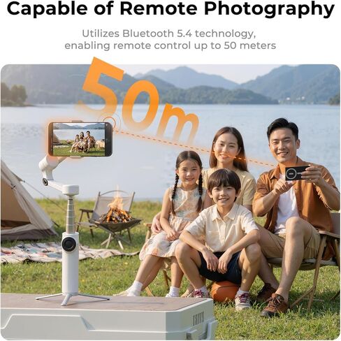 K&F CONCEPT 5" Selfie Monitor Screen, Wireless 4K/1080p Magnetic Vlog Back Camera Monitor, Selfie Monitor with 164ft Range, P2P Wireless, Compatible with iPhone & Android, for Content Creator in Kuwait