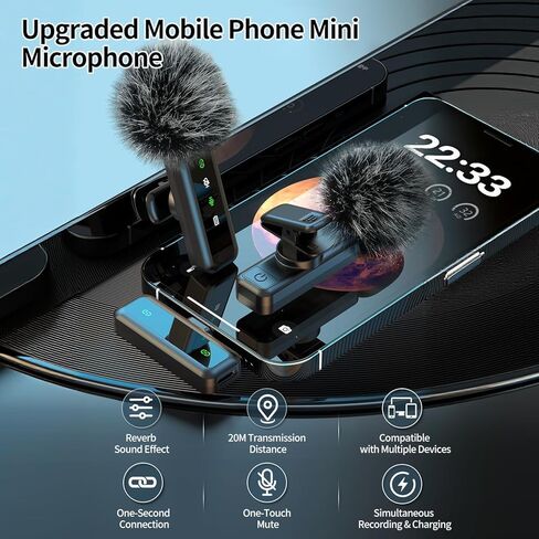 yAyusi 3-in-1 Magnetic Vlogging Kit for iPhone/Android, YouTube Starter Kit, Magnetic Tripod/Microphone/Remote Control, 71" Selfie Stick with Light for YouTube Starter Content Creator Essentials Kit in Saudi Arabia