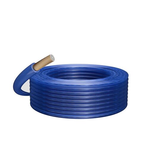 18 Gauge AWG Stranded Primary Remote Hookup Wire 50 FT, Single Conductor CCA Low Voltage Electrical Power/Ground Cable, Easy to Peel for Car Audio Amp Relay LED Automotive, DIY-Blue in Saudi Arabia