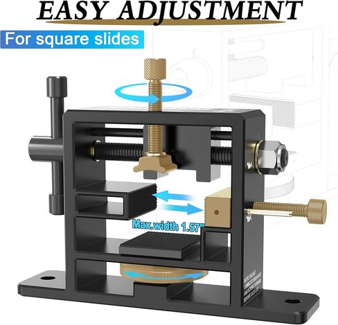 SporGain Sight Pusher Tool, Heavy Duty Metal Frame for Rear Sight Adjustment and Removal, Adjustable Base Fits Square Slides and Similar Models, Durable Sight Pusher Tool in Saudi Arabia