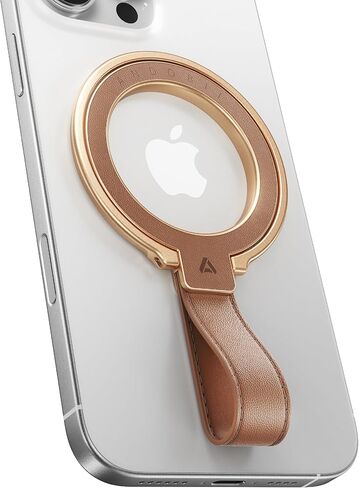 andobil [2026 Unrivaled Stability] Magnetic Phone Grip Holder for MagSafe Ring Stand Holder Kickstand Compatible with MagSafe Accessories for iPhone 17 Air 16 Pro Max Plus 15/14/13/12&Android,Rosegold in Saudi Arabia