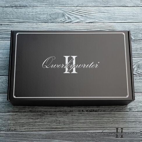 QWERKYTOYS QWERKYWRITER 2 لوحة مفاتيح ميكانيكية ممتازة من الألومنيوم مع مفاتيح قابلة للتبديل السريع، وضع لاسلكي سريع، مقبض تمرير الصفحة وحامل كمبيوتر لوحي عالي التحمل Mac/Win/Android/iOS in Saudi Arabia