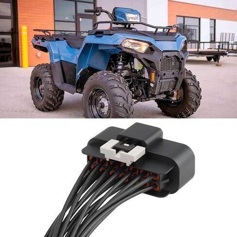 1 Set ATV ECM Connector Harness 14&16 Pin Female 4011090 4011226 Compatible with Polaris Sportsman Ranger Series in Saudi Arabia