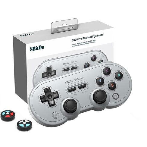 8Bitdo SN30 Pro Wireless Bluetooth Controller (Hall Effect Joystick Update) with Rumble Vibration USB-C Cable Gamepad Compatible with Switch/Switch 2,Windows, Mac OS, Android, Steam (Crystal Purple) in Saudi Arabia