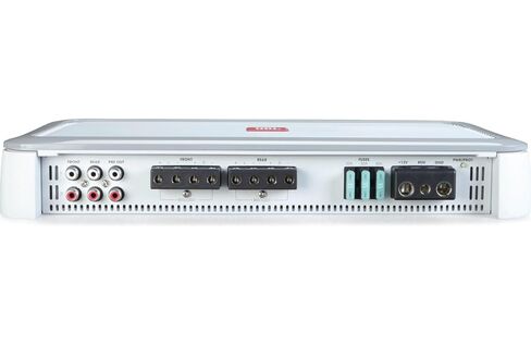 JBL MA1504 Marine Amplifier - 150W RMS x 4, Bridgeable to 450W, Corrosion-Resistant, High/Low-Pass Filters, Compact Design for Boats in Saudi Arabia
