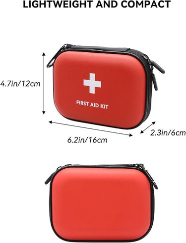 Faylapa Home Car Empty First Aid Bag, 6.2x4.7x1.9 inches Camping Waterproof Case for Travel, Boat, Office, Sports, Hiking, Outdoor (Bag Only) in Saudi Arabia
