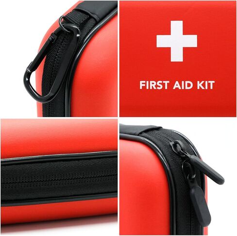 Faylapa Home Car Empty First Aid Bag, 6.2x4.7x1.9 inches Camping Waterproof Case for Travel, Boat, Office, Sports, Hiking, Outdoor (Bag Only) in Saudi Arabia