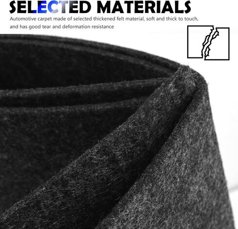 40" x 40" Speaker Box Carpet for Car,Cuttable Felt Automotive Carpet for DIY Modification and Decoration,Universal Car Carpets for Cars Interiors,Trunks,Speakers in Saudi Arabia