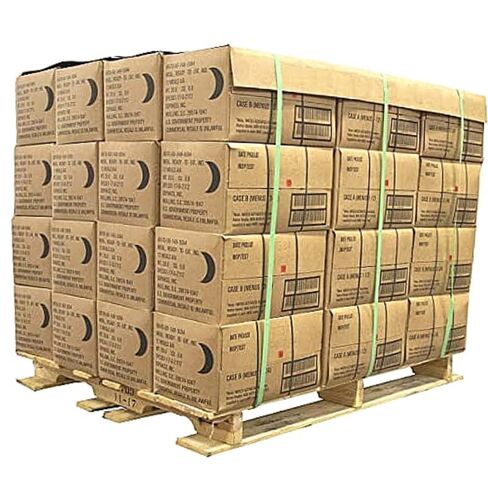MRE (Ready-to-Eat) Meal Kit A and B Bundle Cases - Genuine U.S. Military Surplus Supply Box with Heater - Nutritional Emergency Food Bulk - Survival Food Rations Pack - Inspection Date 2025 or Better in Saudi Arabia
