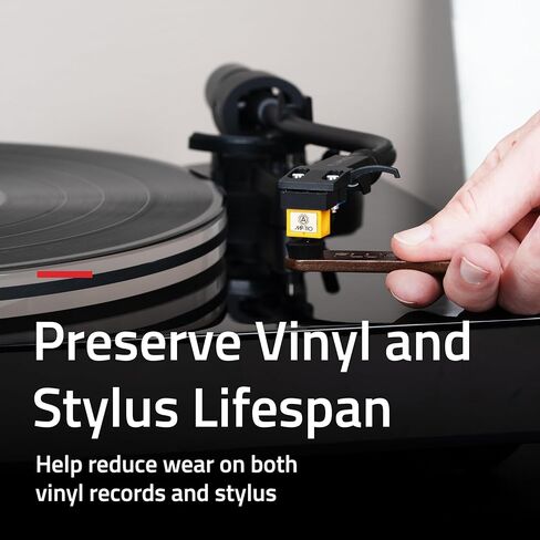 Fluance 2-in-1 Vinyl Record & Stylus Cleaning Kit with Anti-Static Carbon Fiber Brush and Turntable Stylus Brush with Soft Bristles - Precise Vinyl Cleaning Kit to Preserve Sound Quality (VB64) in Saudi Arabia