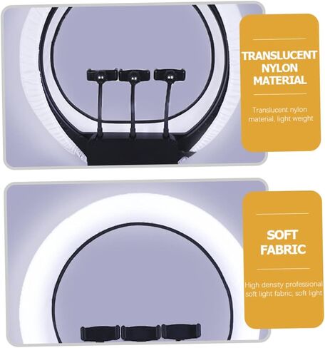 OSALADI Ring Light Diffuser with Elastic Band Soft Light Cover for Photography for and Product Shots High-Density for Even Lighting in Saudi Arabia