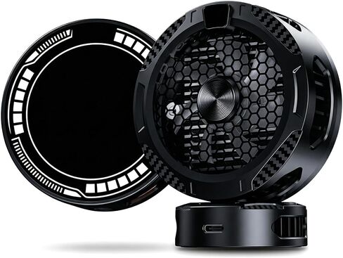 External Cooling Fans for ipad/Surface pro, Compatible for Steam Deck,Universal Radiator with Temperature Display for Mobile Gaming,Tiktok Live Streaming-Black in Saudi Arabia