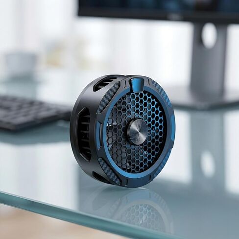 External Cooling Fans for ipad/Surface pro, Compatible for Steam Deck,Universal Radiator with Temperature Display for Mobile Gaming,Tiktok Live Streaming-Black in Saudi Arabia