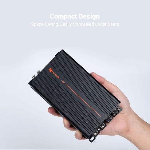 Fosi Audio CA30 4 Channel Car Amplifier Class D, Independent Crossover RCA/High Level Input, 88% Efficiency 100W x 4 @ 4Ω/320W Bridged, Mini Low Noise HiFi Amp for Vehicle Stereo Audio Sound System in Saudi Arabia
