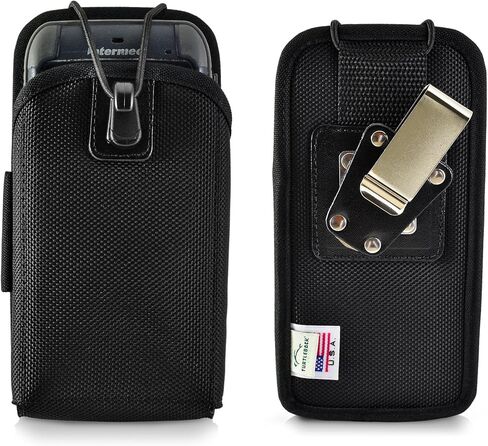 Turtleback Mobile Computer Case Made for Intermec CN70 Touch Computer Nylon Holster, 2 Belt Clips (Metal Clip & Belt Loop) Mobile Scanner Holder Fits Devices 6 3/4" X 3 1/4" X 1 1/2" in Saudi Arabia