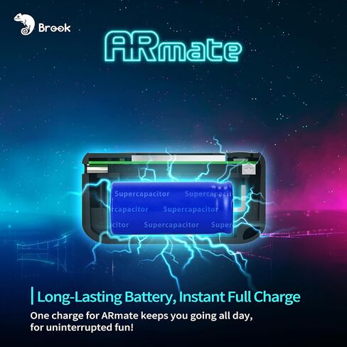 Brook Gaming AR Mate – Portable AR Game Accessory for Pokémon GO, Monster Hunter, Pikmin | Smart Roam, Quick Catch, Fast Spin, App-Controlled Speed, compatible with Xbox Controller in Saudi Arabia
