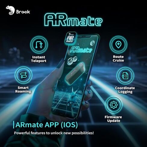 Brook Gaming AR Mate – Portable AR Game Accessory for Pokémon GO, Monster Hunter, Pikmin | Smart Roam, Quick Catch, Fast Spin, App-Controlled Speed, compatible with Xbox Controller in Saudi Arabia