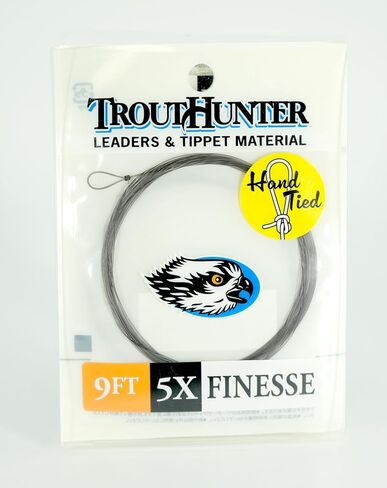 زعيم الصيد TroutHunter Finesse Taper Fly Fly مقاس 9أقدام مع حلقة مثالية in Kuwait