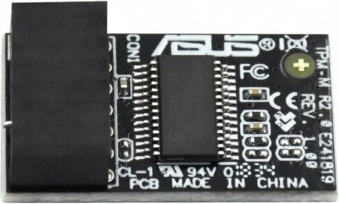 وحدة TPM 2.0 للوحات الأم ASUS (14-1 Pin LPC)، مجموعة شرائح Infineon الأصلية، مُحسّنة لمنصات ASUS DDR4، تدعم Windows 11 وBitLocker، تحل محل TPM-M R2.0 in Kuwait