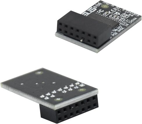 وحدة TPM 2.0 للوحات الأم ASUS (14-1 Pin LPC)، مجموعة شرائح Infineon الأصلية، مُحسّنة لمنصات ASUS DDR4، تدعم Windows 11 وBitLocker، تحل محل TPM-M R2.0 in Kuwait