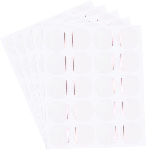100pcs Watch Back Cover Protective Film, 25mm Red Line PE Round Watch Back Case Protector Film Stickers for Case Protection in Saudi Arabia