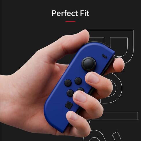 Tideal Set of Replacement Controller for Nintendo Switch - Compatible with Nintendo Switch (1) / OLED/Lite - Dual Vibration/Motion Control / 6-Axis Gyro (Blue & Yellow) in Saudi Arabia