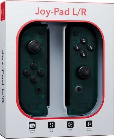 Tideal Set of Replacement Controller for Nintendo Switch - Compatible with Nintendo Switch (1) / OLED/Lite - Dual Vibration/Motion Control / 6-Axis Gyro (Blue & Yellow) in Saudi Arabia