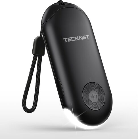 TECKNET Personal Safety Alarm, Rechargeable Personal Alarms for Women, 130dB Extra Loud Siren & Strobe Light Travel Safe Self Defense Alarm, Gift for Women, College Girls, Teenagers, Seniors(White) in Saudi Arabia