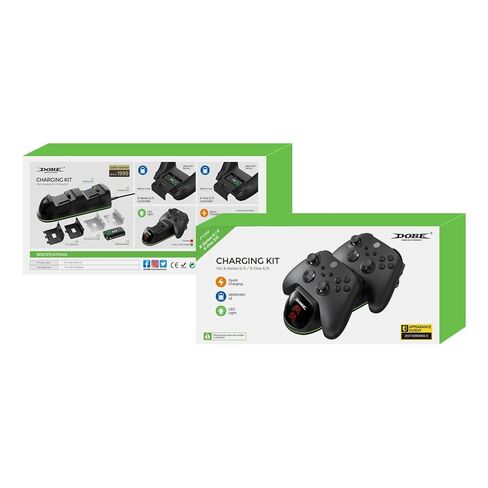 Dobe - قاعدة شحن مزدوجة مع شاشة متوافقة مع Xbox one، Xbox Elite، Xbox one S/X، وحدات تحكم Xbox Series S/X TYX-1623X in Saudi Arabia