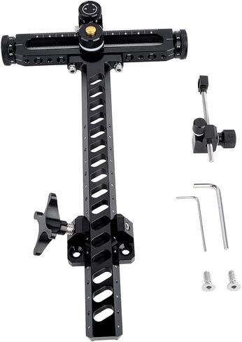 Adjustable Recurve Bow Sight, T-Shape 9" Archery Sight CNC with Quick-Release & Protective Case for Target Practice & Competition in Saudi Arabia